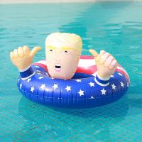 100cm Swimming Ring Inflatable Donald Trump Shape Pool Float Circles Swimming Equipment Adults Beach Water Sports Funny Toys