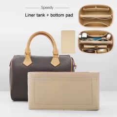 For Goyard GM PM Mini Goyard handmade 3MM Felt Insert Bags Organizer Makeup  Handbag Organize Portable Cosmetic base shape - AliExpress