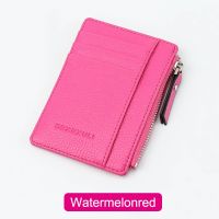 Women Men Lady Wallets Purse Zipper PU Small Mini Soft Thin For Money Card Coin JAN88