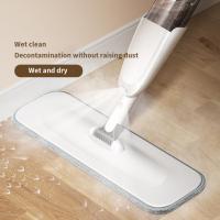 Spray Floor Mop With Replacement Microfiber Pads Washing Flat Mop Home Kitchen Laminate Wood Ceramic Tiles Floor Cleaning Tools