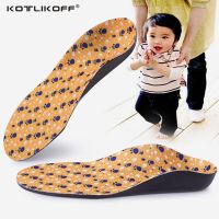 KOTLIKOFF Kids Corrective Insole Flat Feet Hard Arch Support Insoles Orthotic O/X Leg Foot Valgus Orthopedic Shoe Sole Inserts Shoes Accessories