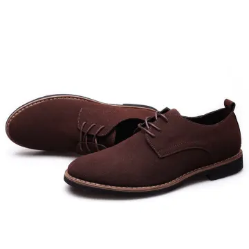 Mens black hot sale suede shoes