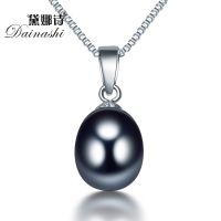 Dainashi Natural Freshwater Pearl Pendant Necklace Women Simple Fashion 925Sterling Silver High Jewelry Gift for Mother hot sale