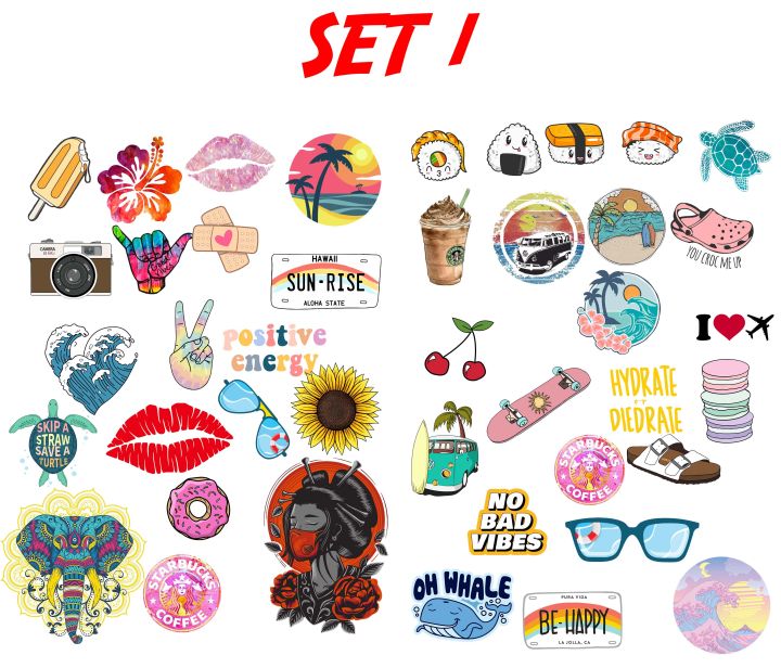 Stickers 35 Pack Cute Stickers for Water Bottles VSCO Stickers for Teens  Waterproof Stickers for Water Bottle Hydroflask Stickers Waterproof Water  Bottle Stickers Hydro Flask Stickers 