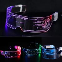 Colorful Light-Emitting LED Glasses Technology Sense Cyberpunk Future Technology Glasses Bar For Music Bar Party Halloween Party