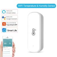 WiFi อุณหภูมิความชื้น Sensor ในร่ม Smart Life Sensor Tuya Thermostat Hygrometer Sensor ทำงานร่วมกับ Alexa