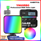 YONGNUO Đèn Quay Video YN60RGB Đèn Chụp Ảnh RGB Nhỏ Gọn Bỏ Túi LED Với