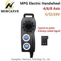 【hot】▨卍✸ MPG Pendant 4 6 8 Axis Handwheel Manual Pulse Generator 5V 12V 24V Router Machine NEWCARVE