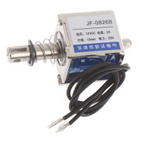 [Sold at a low price]JF-0826B 12V/2A 10mm 20N push pull type open frame solenoid electromagnet