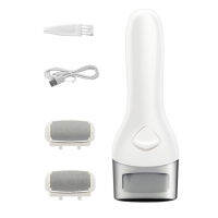 Cracked Heel Gift Smooth Hard Skin USB ชาร์จแคลลัส Remover ไฟ LED Professional 2 In 1 Home Electric Portable Foot Scrubber