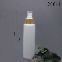 200ml bamboo pump Lotion and spary Press Bottle PET Plastic Sub-bottle Duckbill Bottle