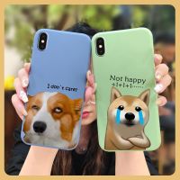 Lens bump protection Cartoon Phone Case For iphone XS max cute Lens package Simplicity Solid color Anti-fall Back Cover