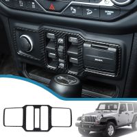 Window Control Panel Decoration Cover Stickers for Jeep Wrangler JL Gladiator JT 2018-2022 Car Interior Mouldings Accessories