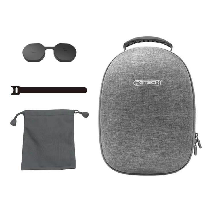 กระเป๋าถือป้องกันเลนส์-vr-มาใหม่การดูดซับแรงกระแทกกระเป๋าเก็บของซิปคู่สำหรับอุปกรณ์เสริมแว่นตา-ps-vr2แว่นตา-vr