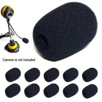 5pcs 30x20x8 Headset Replacement Foam Microphone Cover Telephone Headset Mic Cover Microphone Windscreen Windshied Headset Foam