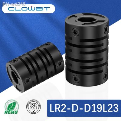 Plastic Coupling LR2 D19L23 Motor Fiber Shaft Coupler Flexible 3D Printer Encoder Nylon Elasticity Cardan Joint Specific PU