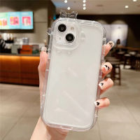 เคสสำหรับ VIVO เคส Y17 Y20 Y12 Y15 Y91 Y16 Y19 Y5S Y55 T1 Y12A X80 Y91C Y93 Y30 S9 Y95 Y50 Y20i Y77 Y75 Y12S X90 S10 S12 S15 Y20s X70แฟชั่นผูกโบว์ผูกโบว์เคสคลุมทั้งหมดนุ่มใสแท่งกันชนของ Little Monster Len