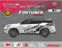 Sticker Toyota fortuner สติ๊กเกอร์แต่งรถ สติ๊กเกอร์ข้างรถ ติดได้ทั้งรุ่นใหม่และรุ่นเก่า มีลายอื่นๆสวยๆให้เลือกไม่ซ้ำ1คู่ ซ้าย-ขวา ปี2016-2022