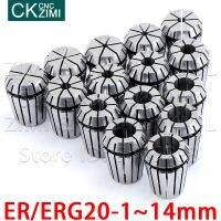 ER20 1mm-14mm ERG20 M1-M24 ER ERG สปริงคอลเลทเชย Tap Collets Tapping Collet Taps สี่เหลี่ยมสําหรับหัวจับเครื่องมือกัด CNC