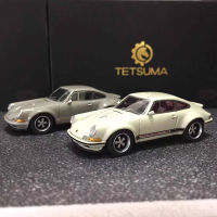 TETSUMA 1:64รุ่นรถ RWB 964เรซิ่นรถคอลเลกชัน2สีจอแสดงผล-บรั่นดีสีขาว Asshely สีเทา