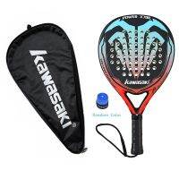 [COD] คาวาซากิ Padel เทนนิสพลังงาน X700คาร์บอนไฟเบอร์นุ่ม EVA ใบหน้าเทนนิสพายแร็กเก็ตไม้ที่มี Padel กระเป๋าปกคลุมด้วยของขวัญฟรี