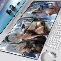 เกม Nier HD พิมพ์ XXL Mousepad อุปกรณ์เสริม Gamer คอมพิวเตอร์ขนาดใหญ่ยอดนิยม Lockside Keypad แผ่นรองเมาส์ AirDrop