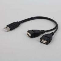 Usb 2.0 Usb ตัวผู้ตัวเมีย2คู่ปลั๊กเสริมตัวเมีย Usb คู่สายชาร์จแบตเตอรี่สายพ่วง