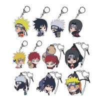 Anime Keychains For Women Men Uchiha Sasuke Hatake Kakashi Cartoon Figure Key Chain Ring Jewelry Student School Bag Pendant Hot