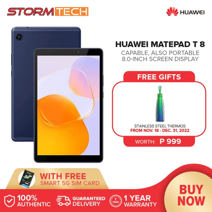 HUAWEI MatePad T 8 LTE Tablet | 3GB RAM + 32GB ROM | MTK MT8768 | 8 ...