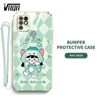 เคส VRQR สำหรับ Infinix Hot 10 Play Hot 11 Play X688B X688C X682 X682B X682C Ins คุณภาพสูงเคสโทรศัพท์น่ารักแฟชั่นแบบเรียบง่ายเคสป้องกันซิลิโคน