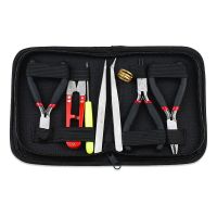 hot！【DT】 8PCS Jewelry making Tools Set with Plier Round PlierScissor tweezers Beading for bracelet necklace