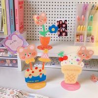 Multi-function Desktop Decoration Table Number Stand Flower Note Folder Desktop Message Folder Card Holder Message Clip