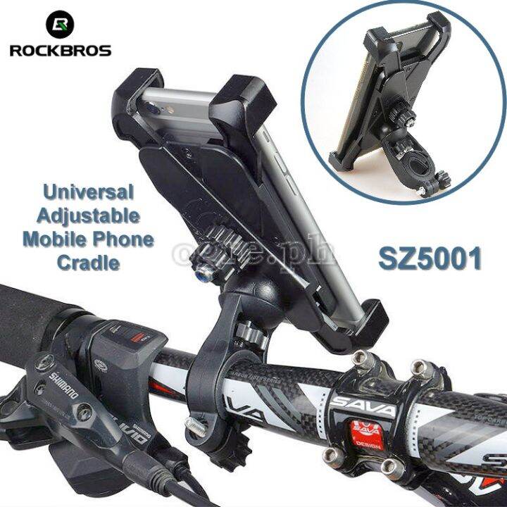 Rockbros SZ5001 Universal Adjustable Mobile Phone Cradle for Bicycle