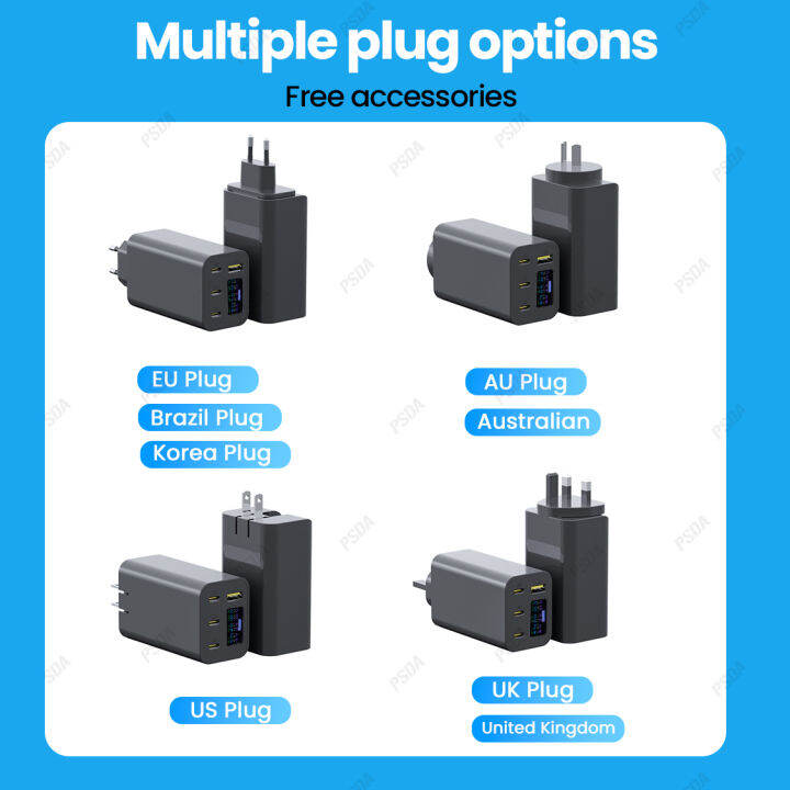 psda-3d-สหภาพยุโรปสหรัฐอเมริกาสหราชอาณาจักรออสเตรเลีย300วัตต์-gan-ชาร์จ-pd3-1-140วัตต์140วัตต์-ac100-240v-oled-หน้าจอค่าใช้จ่ายแล็ปท็อปศัพท์หูฟังอะแดปเตอร์ชาร์จอย่างรวดเร็ว