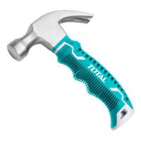 Total ค้อนหงอน มินิ 8 ออนซ์ ด้ามยาง ลดแรงสั่นสะเทือน รุ่น THTM7386D ( Mini Claw Hammer - Anti Shock )