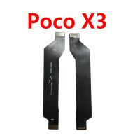 สำหรับ Xiaomi Poco X3ขั้วต่อบอร์ด Nfc ที่ชาร์จ Usb เมนบอร์ดเมนบอร์ดแอลซีดีสายเคเบิลงอได้แสดงผล