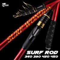 Lydun เบ็ดตกปลาสำหรับ Surf เดินทาง,390 450 530เบ็ดตกปลาเหวี่ยงคันเบ็ดสำหรับเดินทางท่องโลก