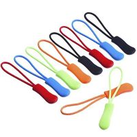 New 10-80pcs Zipper Pull Puller End Fit Rope Tag Replacement Clip Broken Buckle Fixer Zip Cord Tab Travel Bag Suitcase Tent Toiletries  Cosmetics Bags