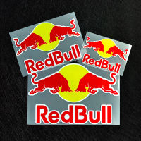 Red Bull Sponsor Logo Series สติ๊กเกอร์สะท้อนแสงติดรถยนต์ Red Bull สติ๊กเกอร์ติดรถยนต์หมวกกันน็อคมอเตอร์ไซค์ไฟฟ้าดัดแปลงสติ๊กเกอร์สะท้อนแสง