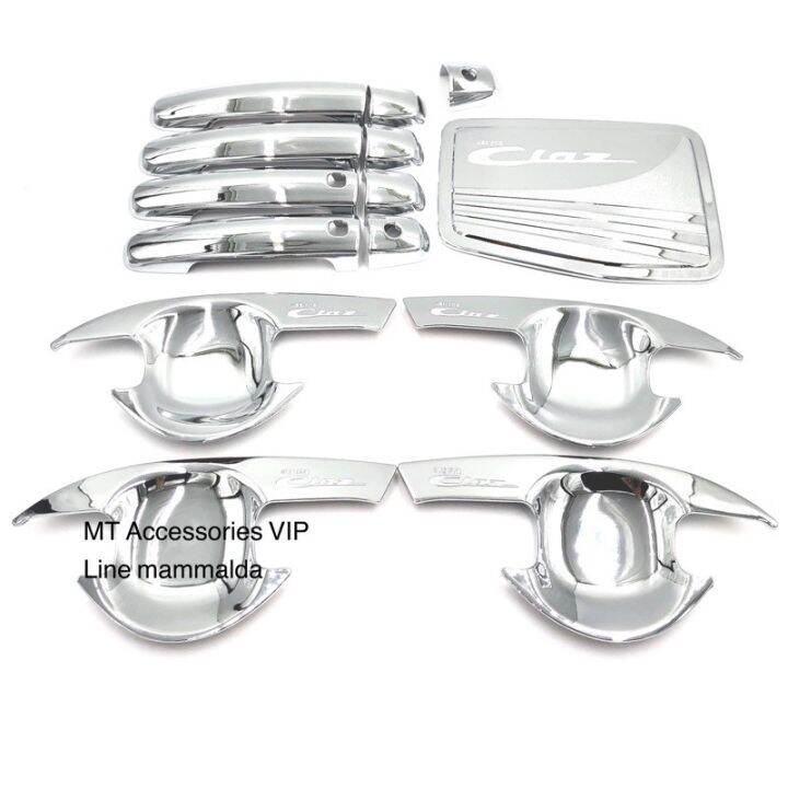 สินค้าใหม่-เบ้ากันรอย-ครอบมือจับ-ครอบฝาถังน้ำมัน-ซูซูกิ-เซียส-ciaz-สีโครเมี่ยม-ลด-50