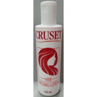 ครูเซ็ทน้ำมันเซ็ทผม Cruset Hair Dressing Lotion 160ml. กล่อง 1โหล