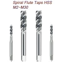 Metric HSS Spiral Flute Screw Threading Taps Drill Set Tools for Machine Metals M2 M2.5 M3 M4 M5 M6 M8 M10 M12 M16 M20 M24 M30