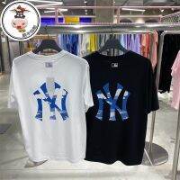 ▽☾✇ Mlb เสื้อยืดแขนสั้นพิมพ์ลายก้อนเมฆแฟชั่นผู้ชายและผู้หญิง 31 เท่า