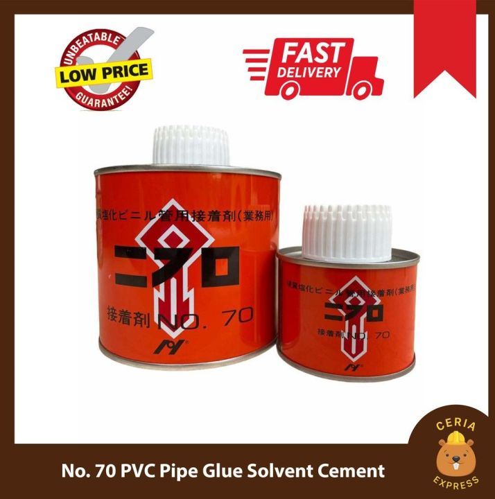 No 70 Japan Pvc Pipe Glue Oren Solvent Cement Orange Pvc Gum 100g