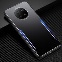 สำหรับ Xiaomi Redmi Note 9 5G/Redmi Note 9T ฝาหลังโทรศัพท์อลูมิเนียมเหล็กโลหะผสมไททาเนียมหรูหรา