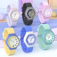 UTHAI C14 Childrens Large Digital Kid Student Exam Quiet Watches Female Fashion Wristwatch