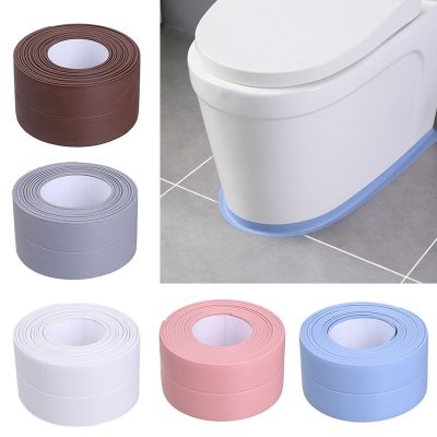 3.2mx22mm 38mm Toilet Corner Seal Strip Windows Bath Tape Sealing Strips Pvc Kitchen Waterproof Wall Sticker Self-adhesive Seam