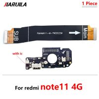 USB Charging Port Board Flex For Xiaomi Redmi Note 11 4G Main Motherboard Connector Flex Cable Mobile Accessories