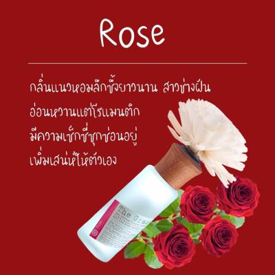 ก้านไม้หอมปรับอากาศ aromadiffuser the Grass กลิ่นดอกกุหลาบ ขนาด 60 ml จำนวน 1 ขวด