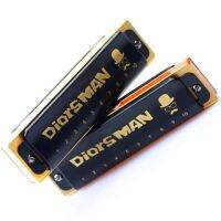 Easttop 10หลุม Diatone หีบเพลงบลูส์ Man Gaita Blues Key Of C ออแกนแบบเป่าเครื่องดนตรี Mondharmonica